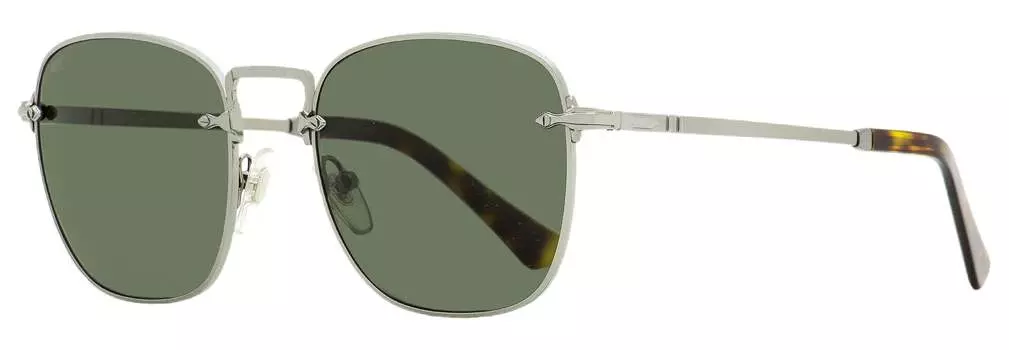Persol Мужские квадратные солнцезащитные очки PO2490S цвет 513/58 Gunmetal/Havana 54mm