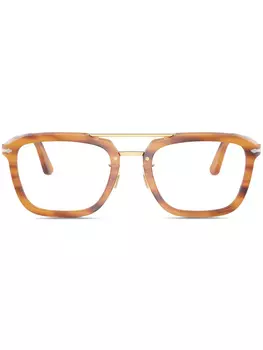 Persol очки-пилоты, коричневый