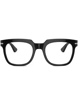 Persol очки с квадратной оправе, черный