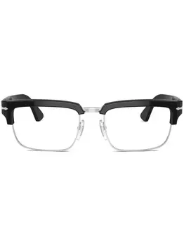Persol очки в прямоугольной оправе, черный