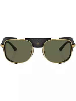 Persol pilot-frame sunglasses, золотистый