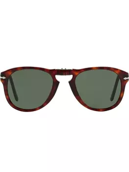 Persol складные солнцезащитные очки, коричневый