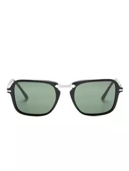 Persol солнцезащитные очки в квадратной оправе, черный