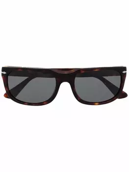 Persol солнцезащитные очки в оправе черепаховой расцветки, коричневый