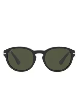 Persol солнцезащитные очки в оправе панто, черный