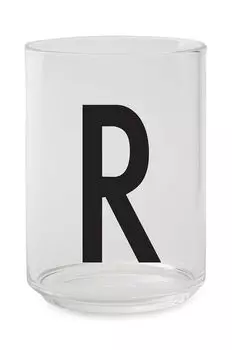 Персональный стакан для питья Design Letters, прозрачный