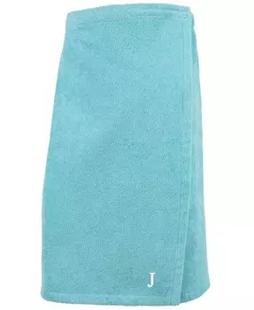 Персонализированная женская банная накидка из 100% турецкого хлопка, махровая, цвета морской волны Linum Home, серый