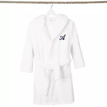 Персонализированный детский суперплюшевый халат Linum для домашнего текстиля с капюшоном и двойной щеткой Linum Home Textiles, P