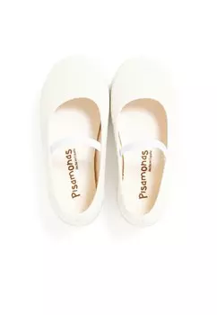 Первая обувь для ходьбы CINTA ELSTICA SUELA TENIS Pisamonas, белый