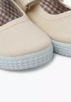 Первая обувь для ходьбы MERCEDITAS TIRA ADHERENTE TIPO Pisamonas, белый деним