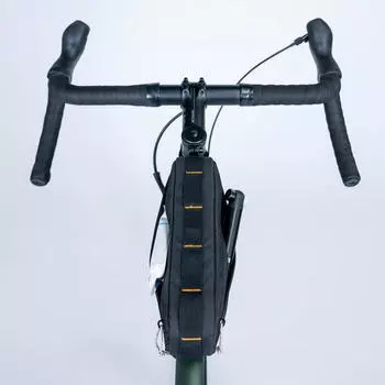 Сумка Decathlon для велосипеда на переднюю балку 1,5 л, черный