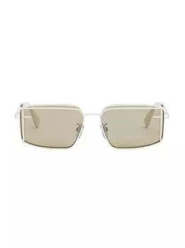 Первые прямоугольные солнцезащитные очки Fendi Fendi, слоновая кость