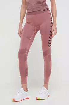 Первые тренировочные леггинсы Hummel, розовый