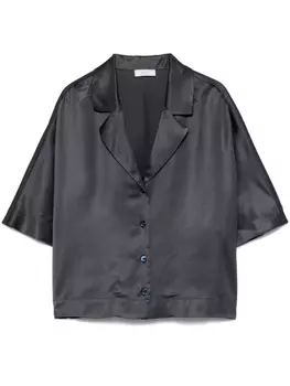 Peserico атласная рубашка, синий