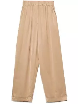 Peserico атласные брюки, серый