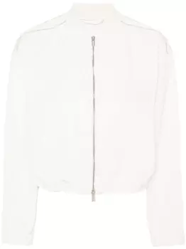 Peserico бомбер с бисером, нейтральный цвет
