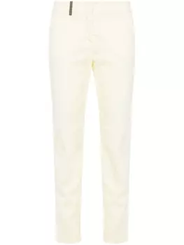 Peserico брюки Iconic 4718 строгого кроя, желтый