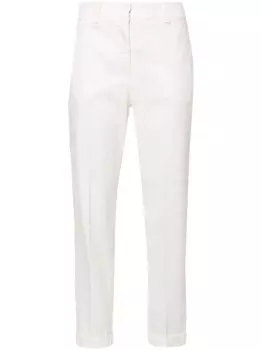 Peserico брюки из габардина, белый