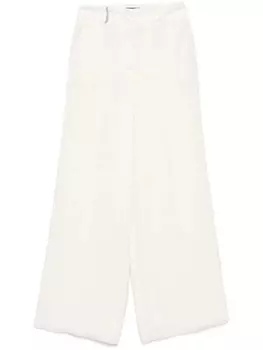 Peserico брюки из органзы, белый