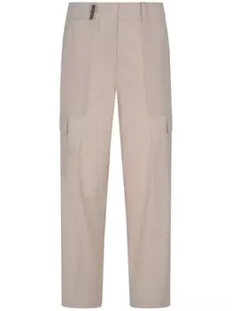 Peserico брюки карго, нейтральный