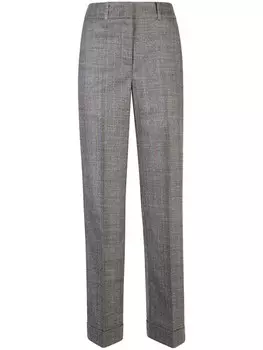 Peserico брюки прямого кроя, серый