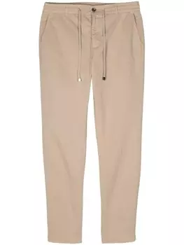 Peserico брюки с эластичным поясом, серый