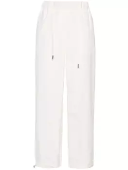 Peserico брюки с кулиской, нейтральный цвет