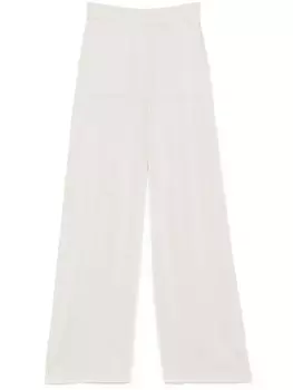 Peserico брюки с люрексом, нейтральный цвет