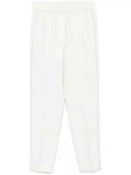 Peserico брюки с отделкой Punto Luce, белый