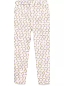 Peserico брюки с принтом, белый