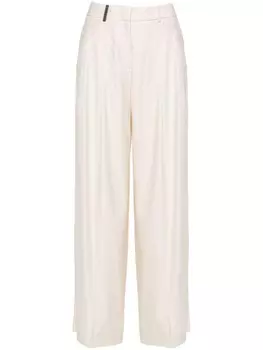 Peserico брюки строгого кроя, серый