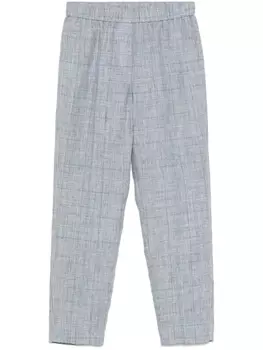 Peserico брюки в клетку Prince of Wales, синий