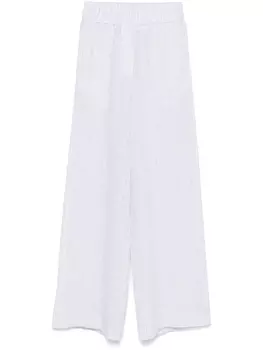 Peserico брюки в полоску, белый