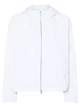 Peserico декорированная куртка с капюшоном, синий