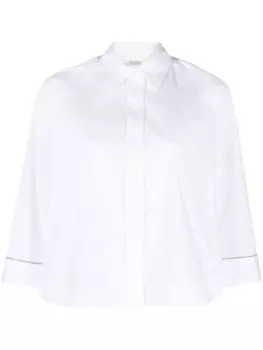 Peserico декорированная рубашка, белый