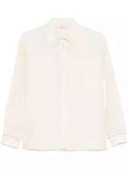 Peserico декорированная рубашка, нейтральный