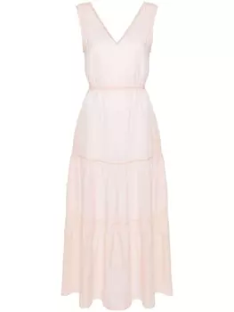 Peserico декорированное платье, розовый