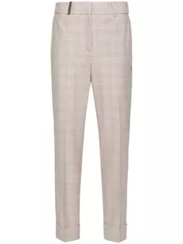 Peserico декорированные брюки, розовый