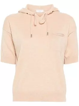 Peserico декорированный джемпер, нейтральный цвет