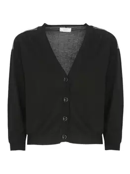Peserico декорированный кардиган, черный