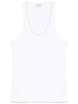 Peserico декорированный топ, белый