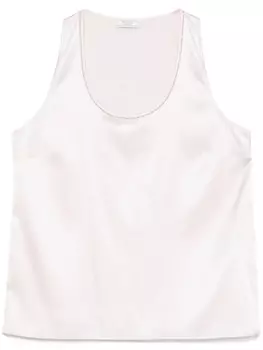 Peserico декорированный топ без рукавов, розовый