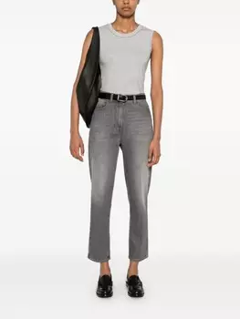 Peserico декорированный топ без рукавов, серый