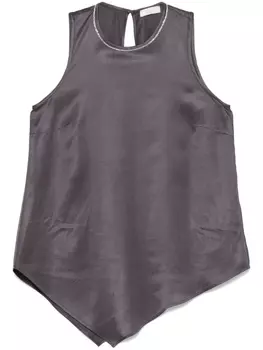 Peserico декорированный топ, синий