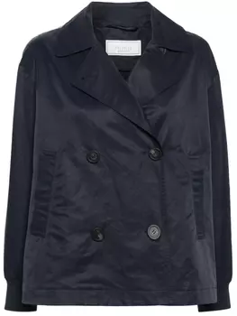 Peserico декорированный тренч, синий