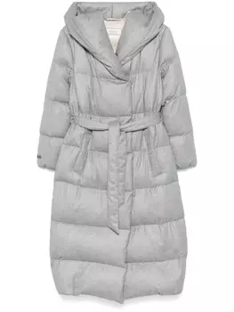 Peserico длинный пуховик, серый