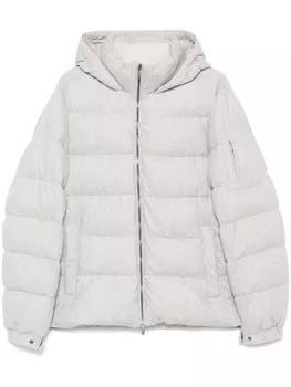 Peserico длинный пуховик, серый