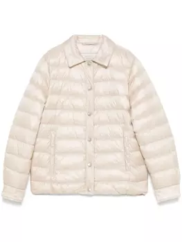 Peserico дутая куртка-пуховик, нейтральный