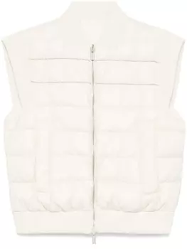 Peserico дутый жилет, нейтральный
