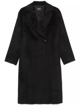 Peserico двубортное пальто, черный